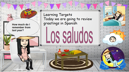 Review Los Saludos Grado 2 